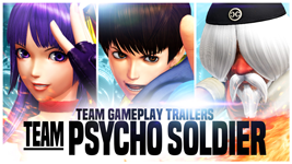 The King of Fighters XIV character trailer Psycho Soldier Team