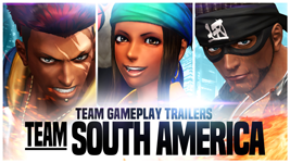 The King of Fighters XIV character trailer South America Team