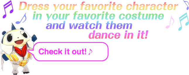 Dress your favorite character in your favorite costume and watch them dance in it!
