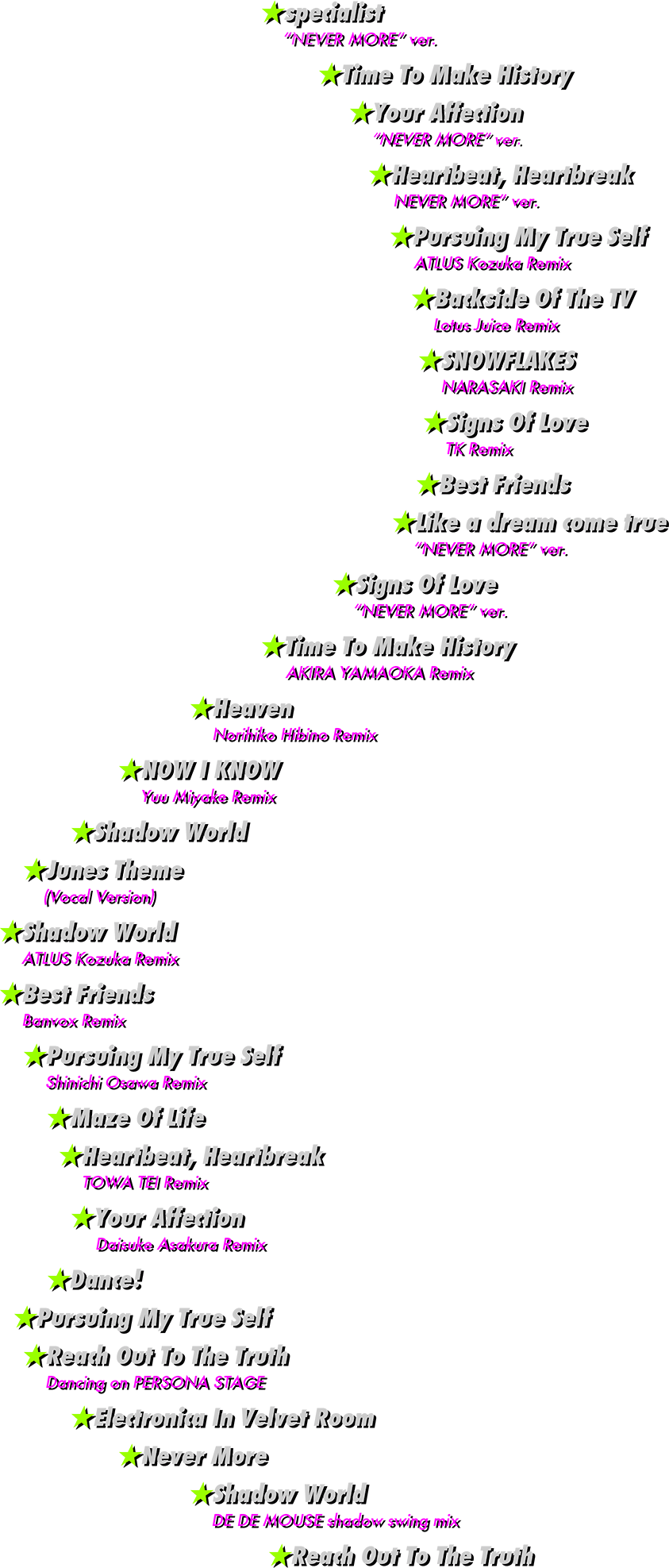 Music List 