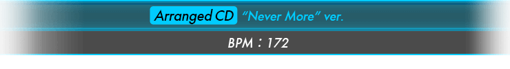 Arranged CD BPM : 172